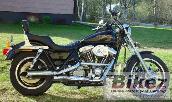 Big  1340 super glide picture and wallpaper from Bikez.com